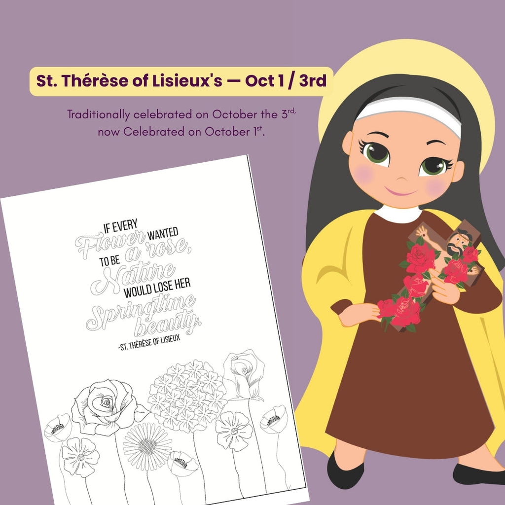 St. Therese of Lisieux party decorations , St. Therese of Lisieux First holy communion decorations , Confirmation, and Baptism