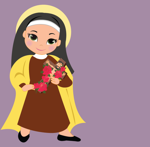 St. Therese of Lisieux party decorations , St. Therese of Lisieux First holy communion decorations , Confirmation, and Baptism