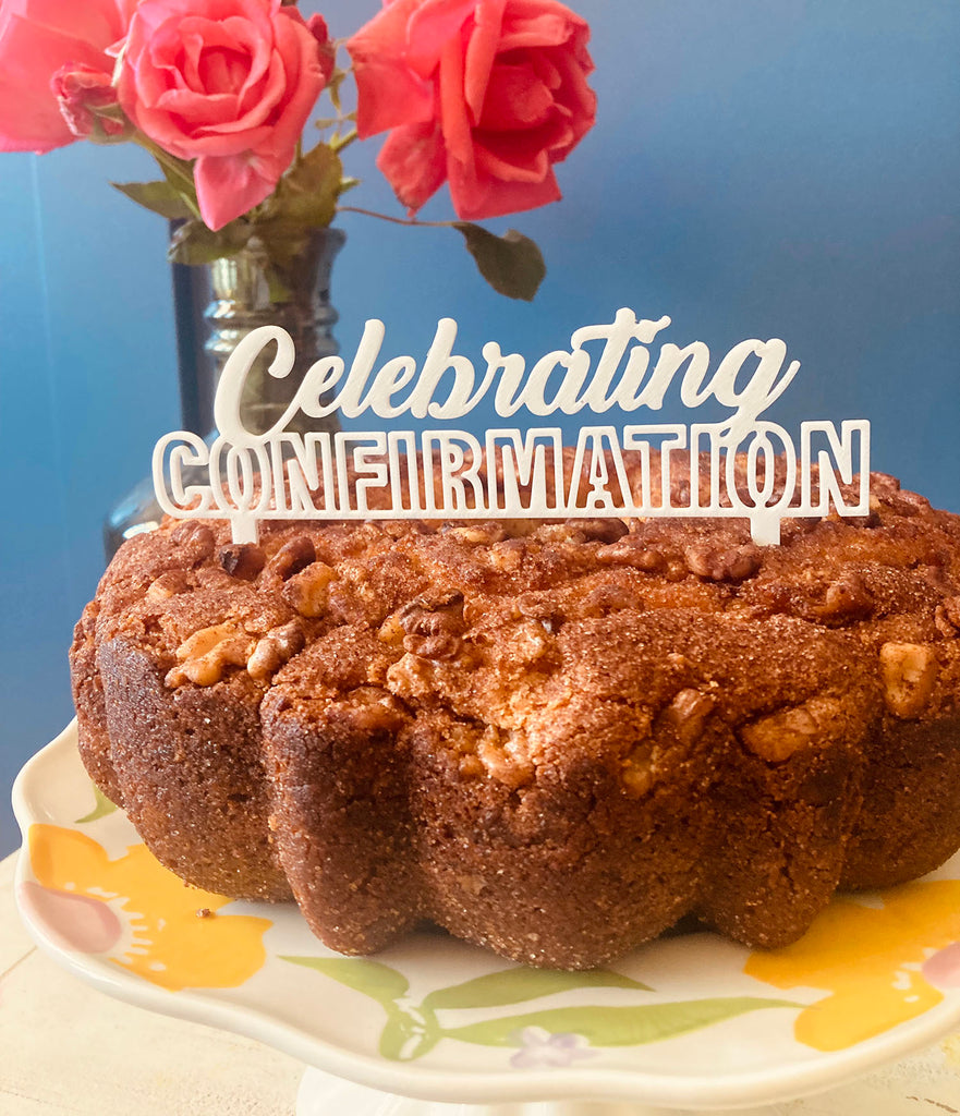 Confirmation Cake topper