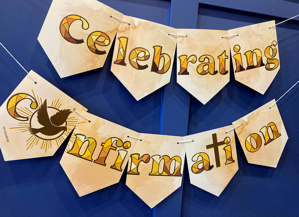 Confirmation banner decorations