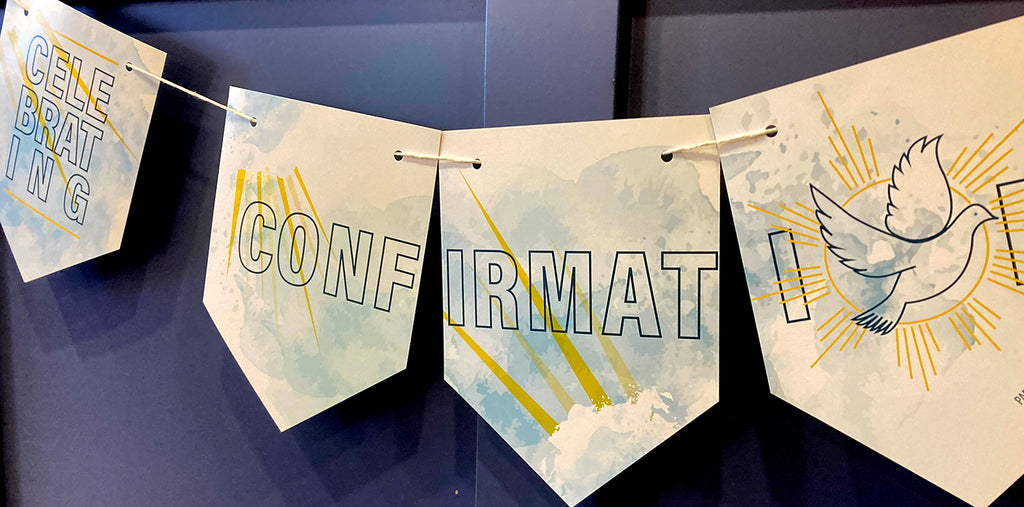 Heaven Confirmation decoration banner