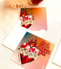Mini cards for Bridal Shower Galentine Party