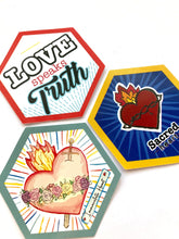 Load image into Gallery viewer, Sacred and Immaculate Heart Stickers
