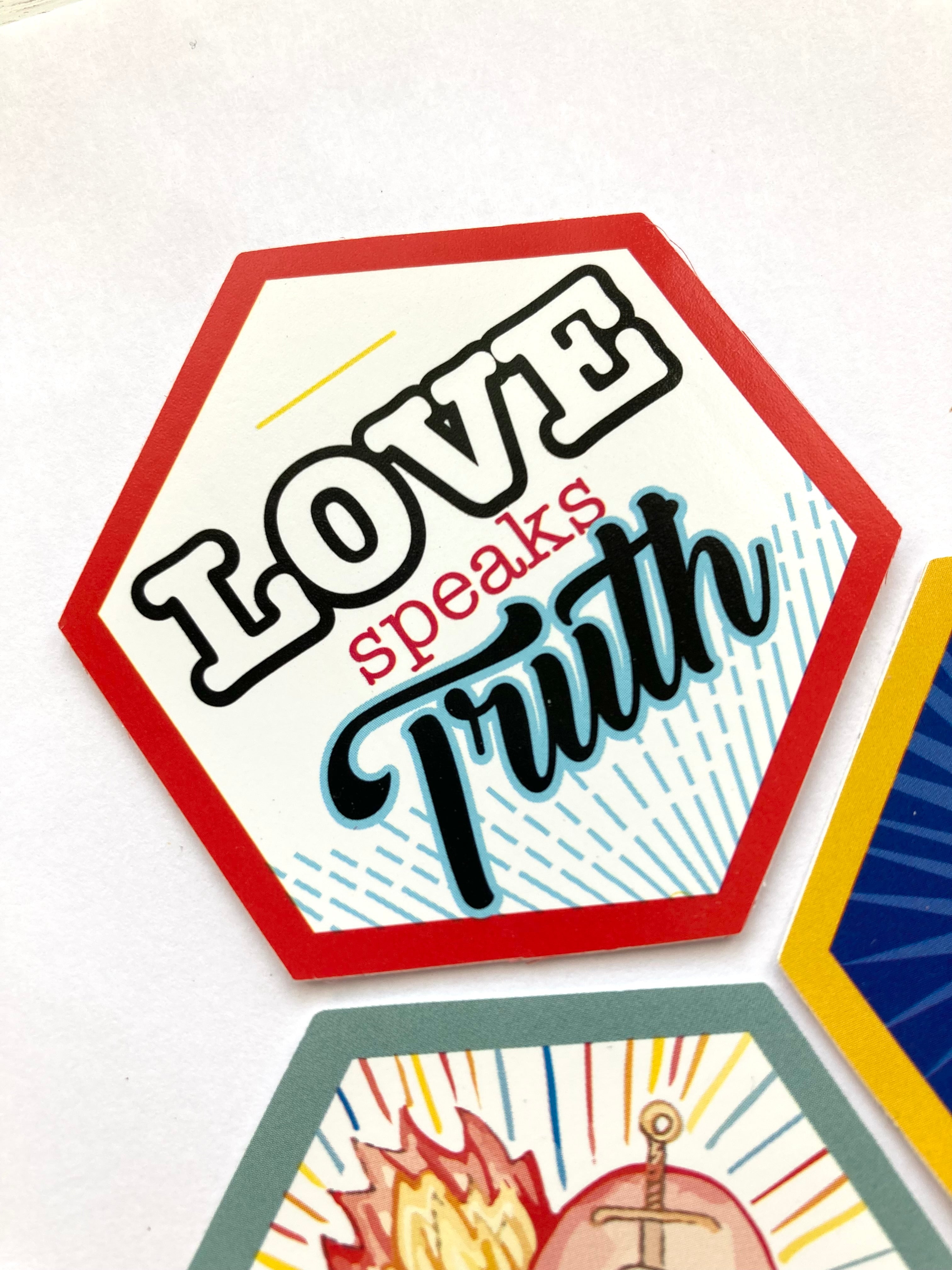 Sacred and Immaculate Heart Stickers