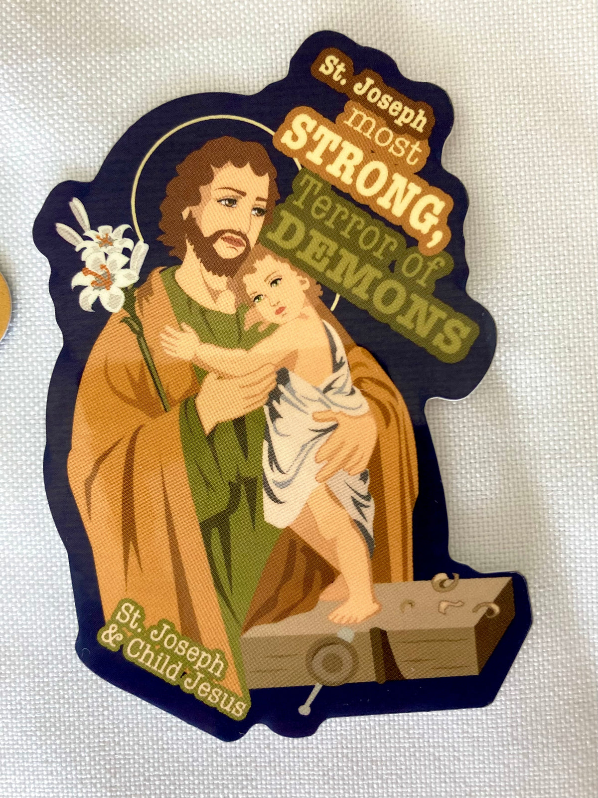 St. Joseph & Child Jesus Vinyl Sticker – 