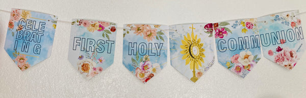 First Communion Banner decorations Eucharist