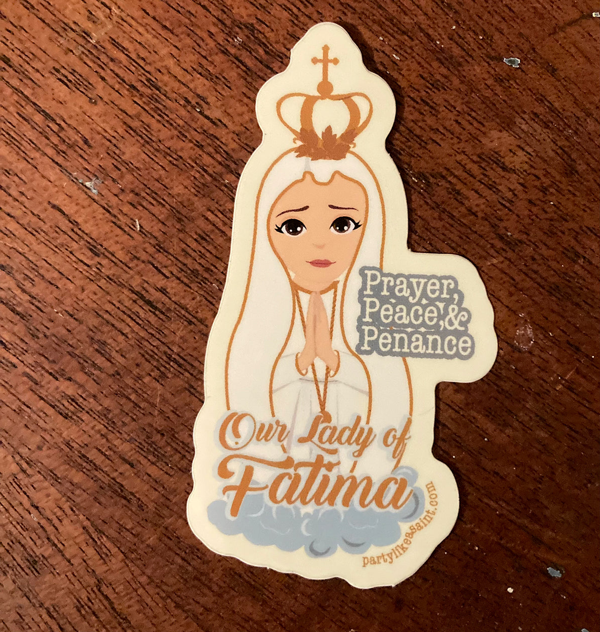 Our Lady of Fatima Vinyl Sticker – 