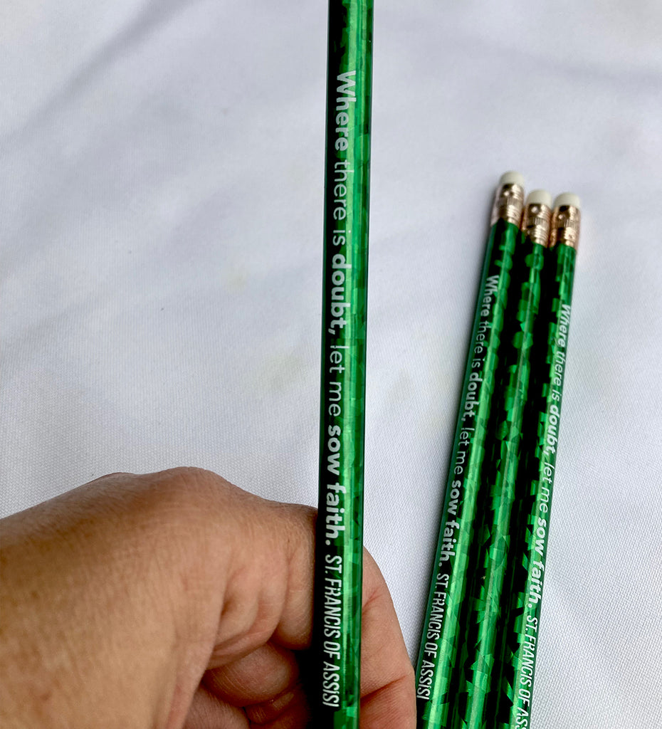 St. Francis of Assissi pencils gifts