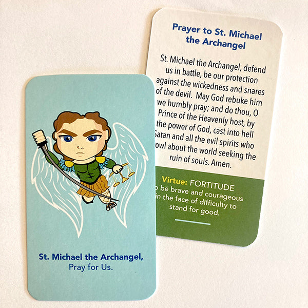St. Michael the Archangel prayer cards