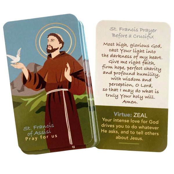 St. Francis of Assisi Prayer Cards