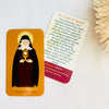 St. Claire of Assisi Prayer Cards, Made in USA
