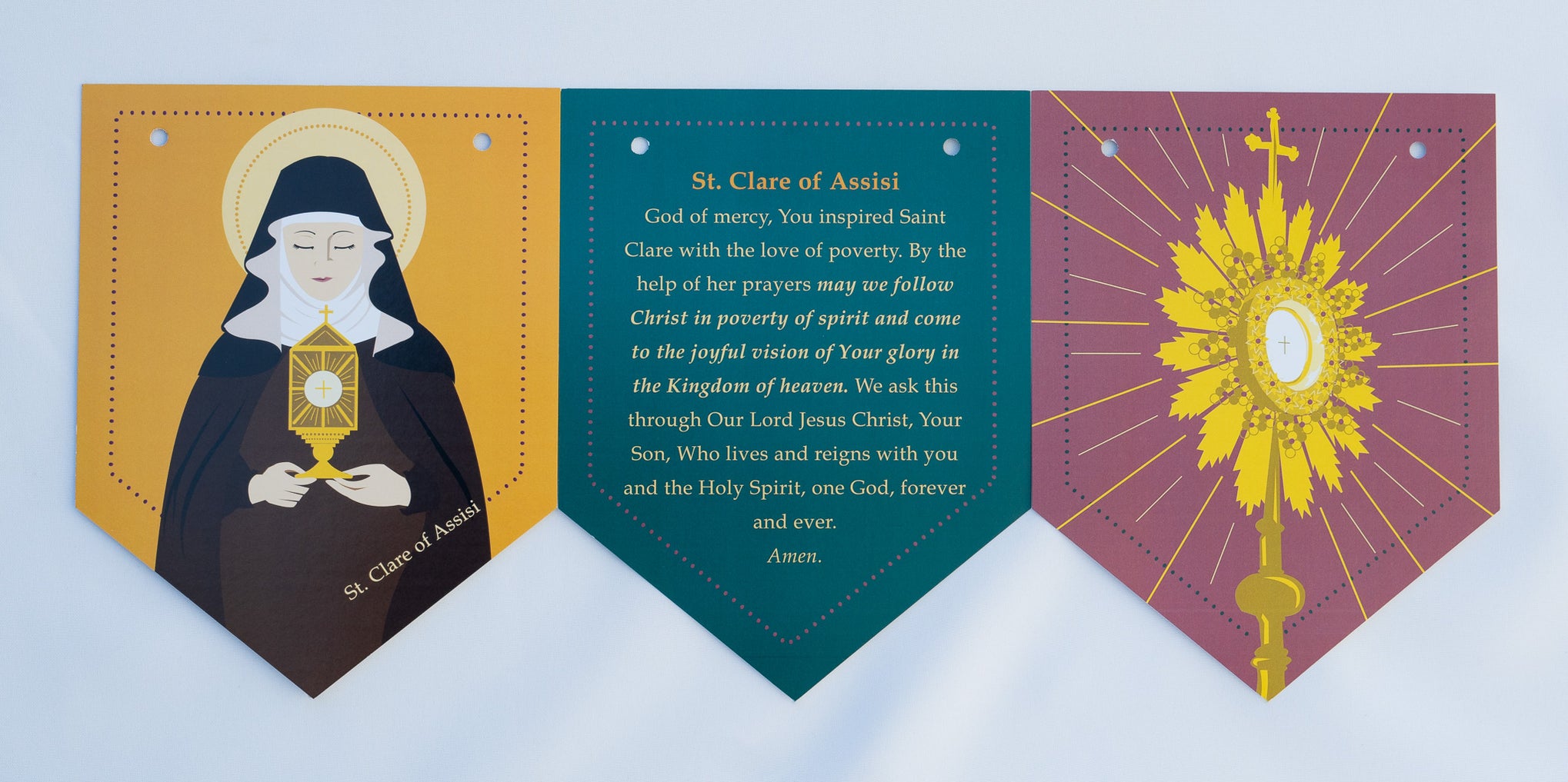 Sainte Rapper Banner Catholic Saint Banners – Party Like A Saint