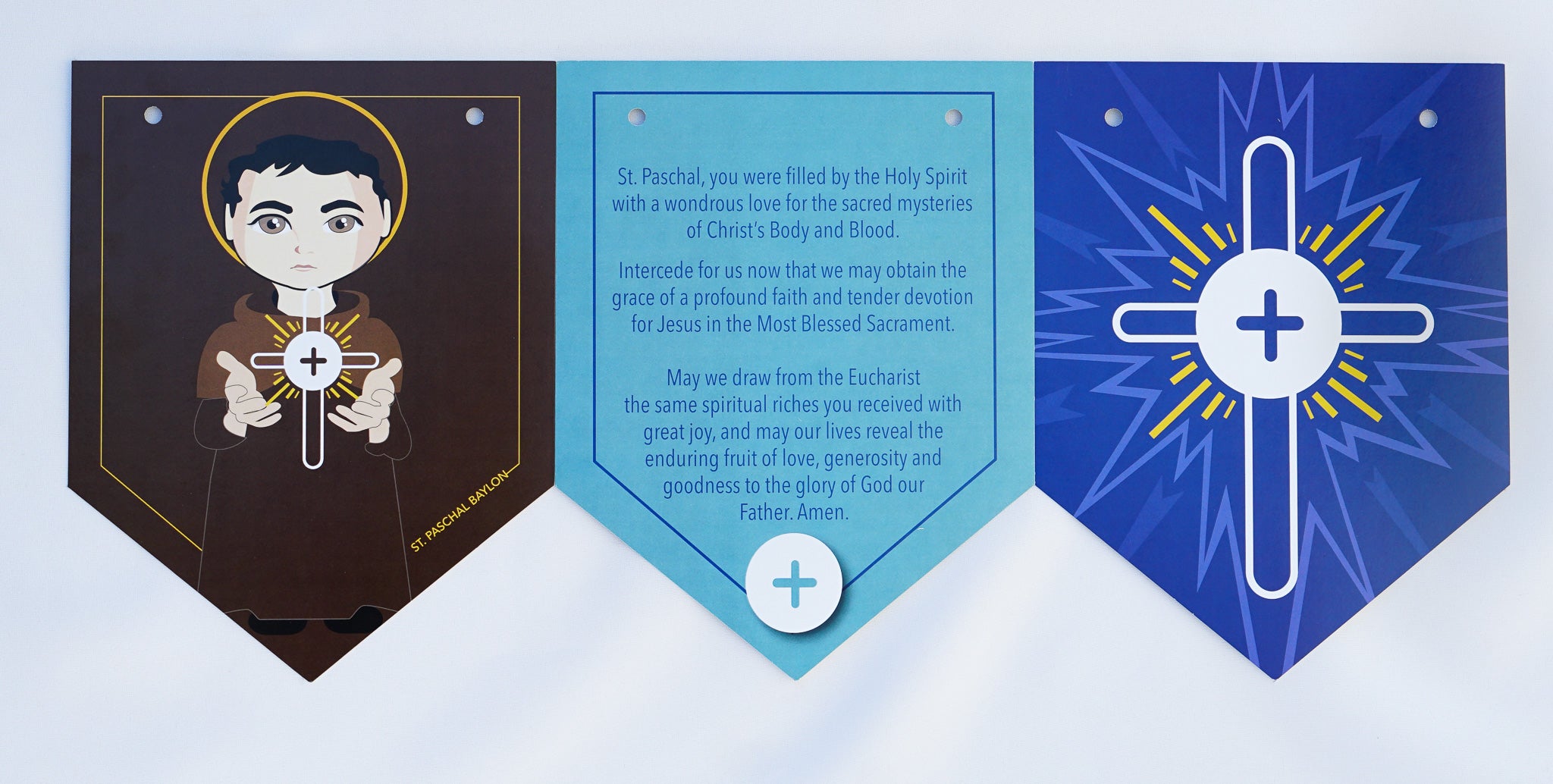 Sainte Rapper Banner Catholic Saint Banners – Party Like A Saint