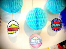 Load image into Gallery viewer, Super Saints Tissue Paper decorations
