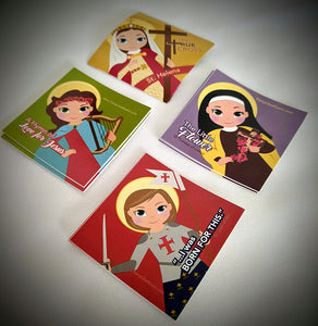 Girl Saint Stickers