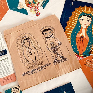 Bolsitas Nuestra Señora de Guadalupe y San Juan Diego