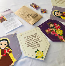 Load image into Gallery viewer, St. Thérèse of Lisieux party decorations
