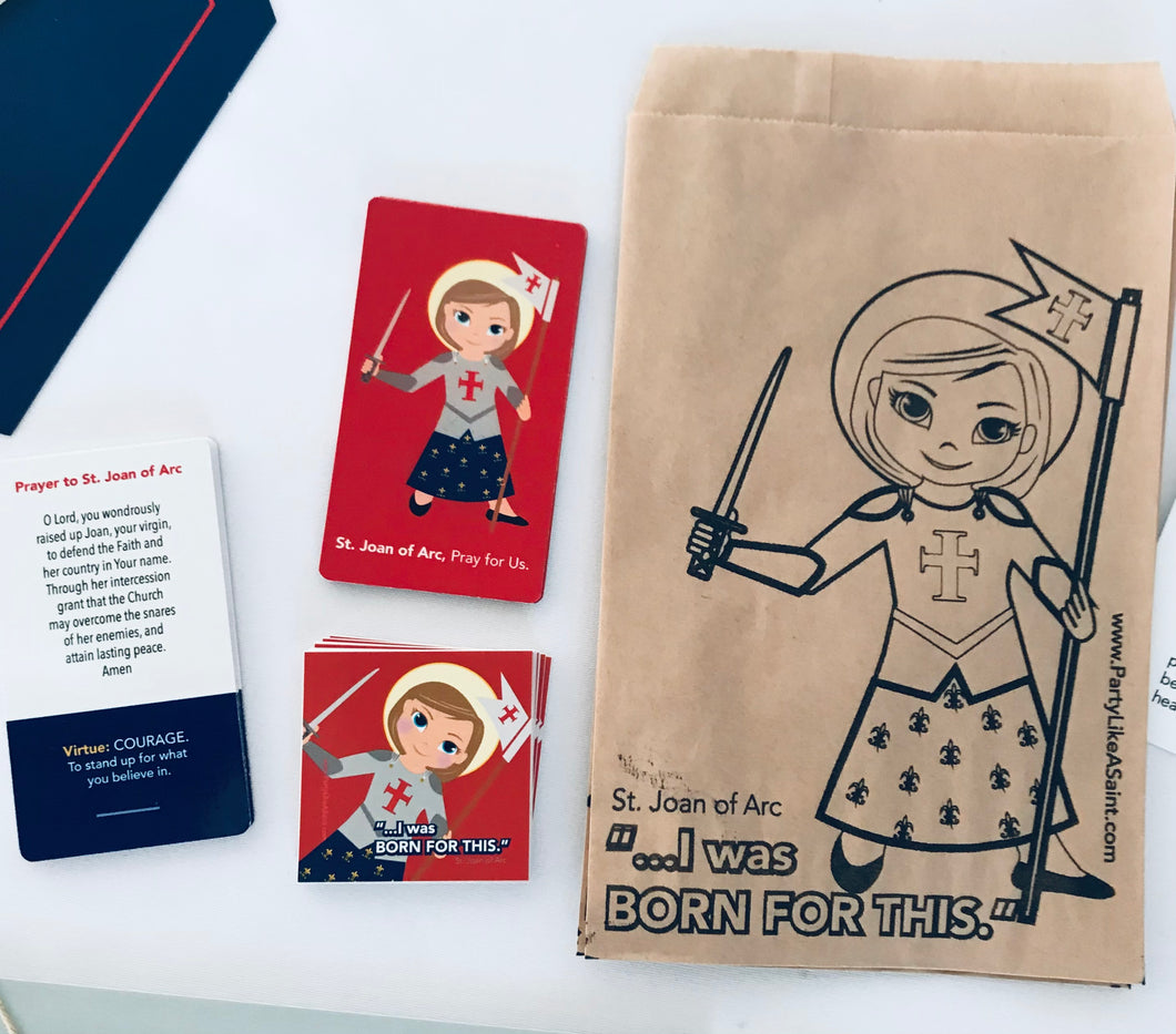 St. Joan of Arc Party Favor Bag Sets