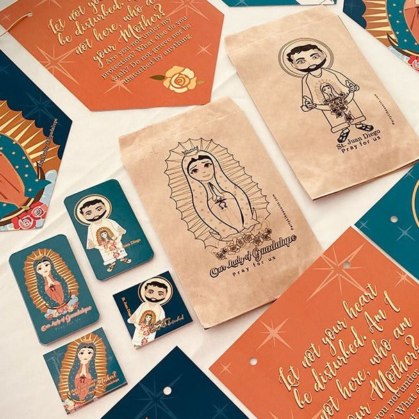 Our Lady of Guadalupe and St. Juan Diego Party Favor Set