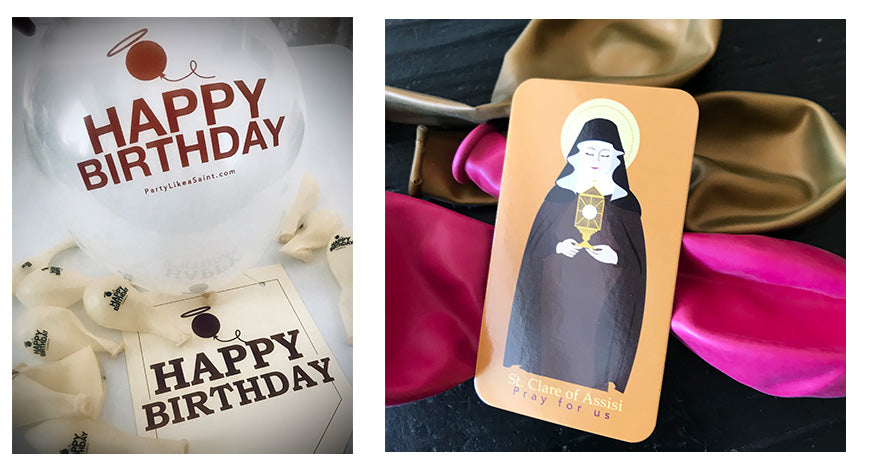 St. Clare of Assisi Balloons