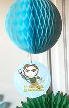 Load image into Gallery viewer, St. Michael the Archanel Fan decoration
