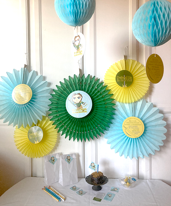 St. Michael the Archanel Fan decoration