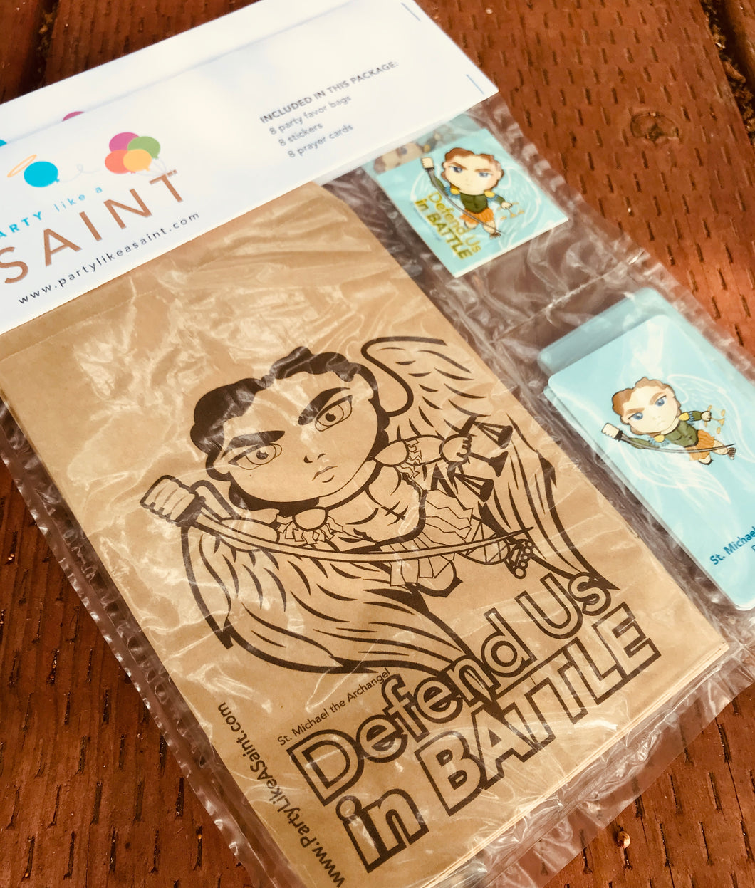 St. Michael the Archangel Party Favor Bag Sets
