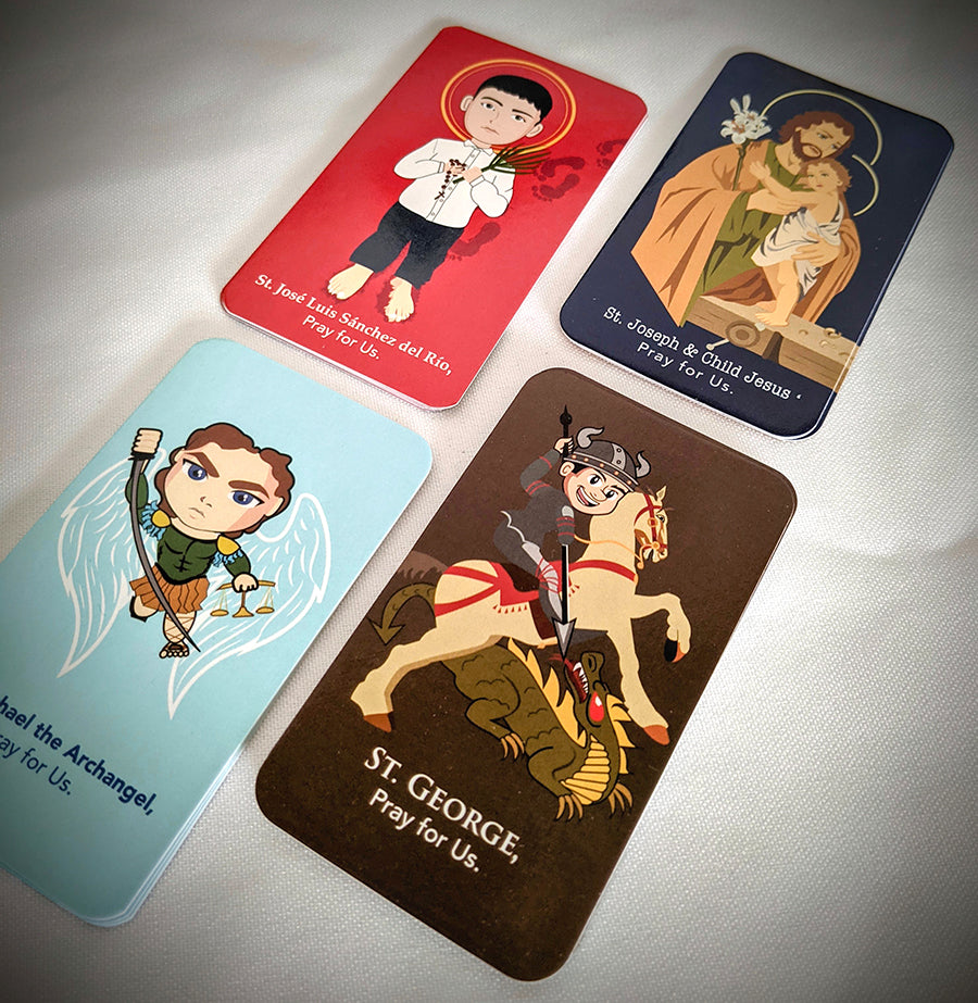 Boy Saint Prayer Cards