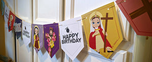 Girl Saint Party Banners