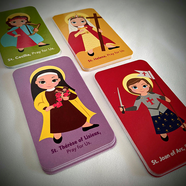 Girl Saint Prayer Cards