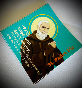 St. Padre Pio Stickers