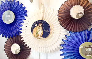 St. Joseph Fan decoration