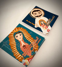 Load image into Gallery viewer, Our Lady of Guadalupe and St. Juan Diego Stickers
