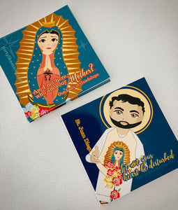 Our Lady of Guadalupe and St. Juan Diego Stickers